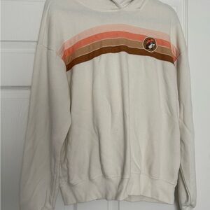 Women's Cream Sweater with Stripes